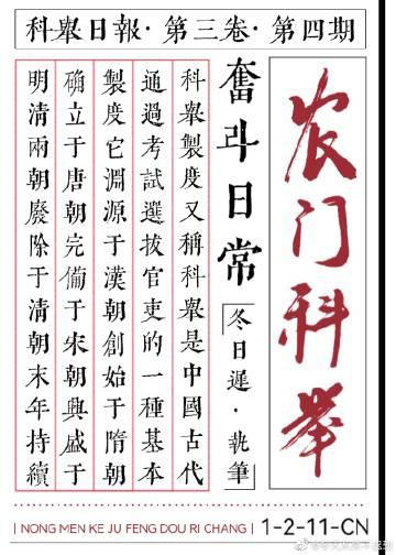 农门科举奋斗日常讲的什么